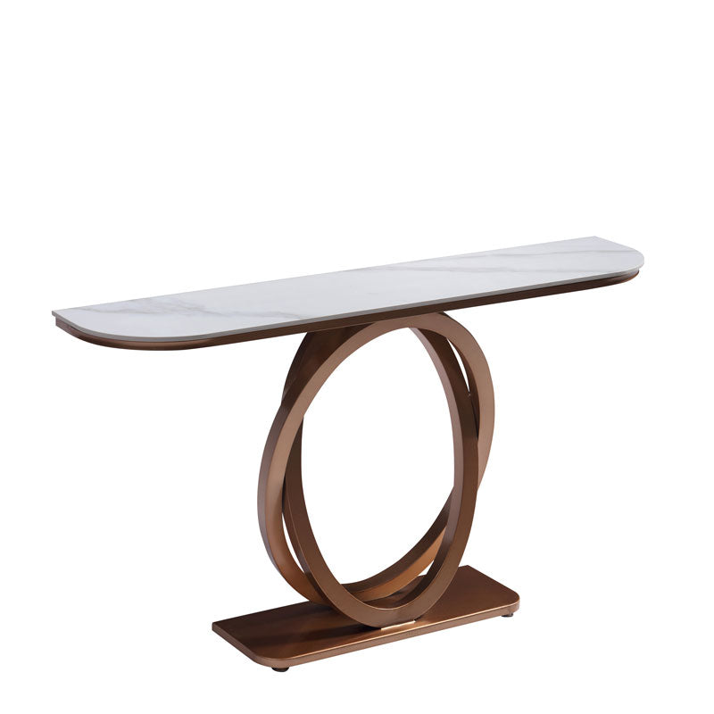 Uba Creative Ring Shape Entrance Table/Console Table/Ceramic/Steel Base