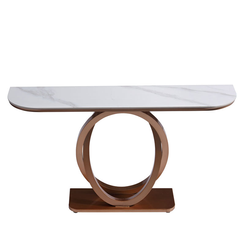 Uba Creative Ring Shape Entrance Table/Console Table/Ceramic/Steel Base