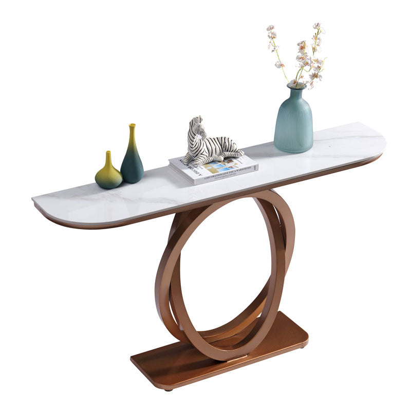 Uba Creative Ring Shape Entrance Table/Console Table/Ceramic/Steel Base