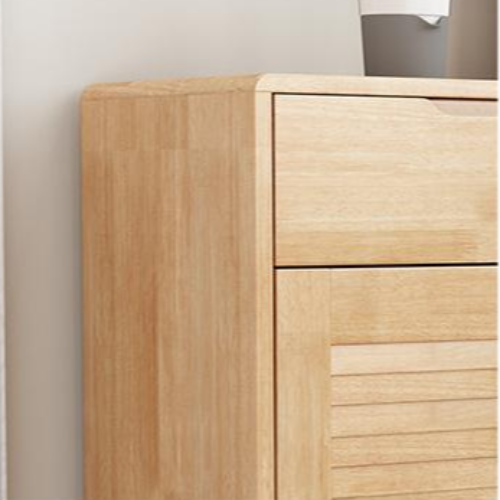 Solid Wood Shoe Cabinet/Shoe Storage/Rubberwood& MDF