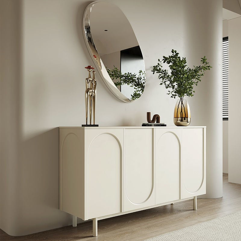 Felicia White Buffet Sideboard Cabinet/Sideboard/Hallway Table/Minimalist