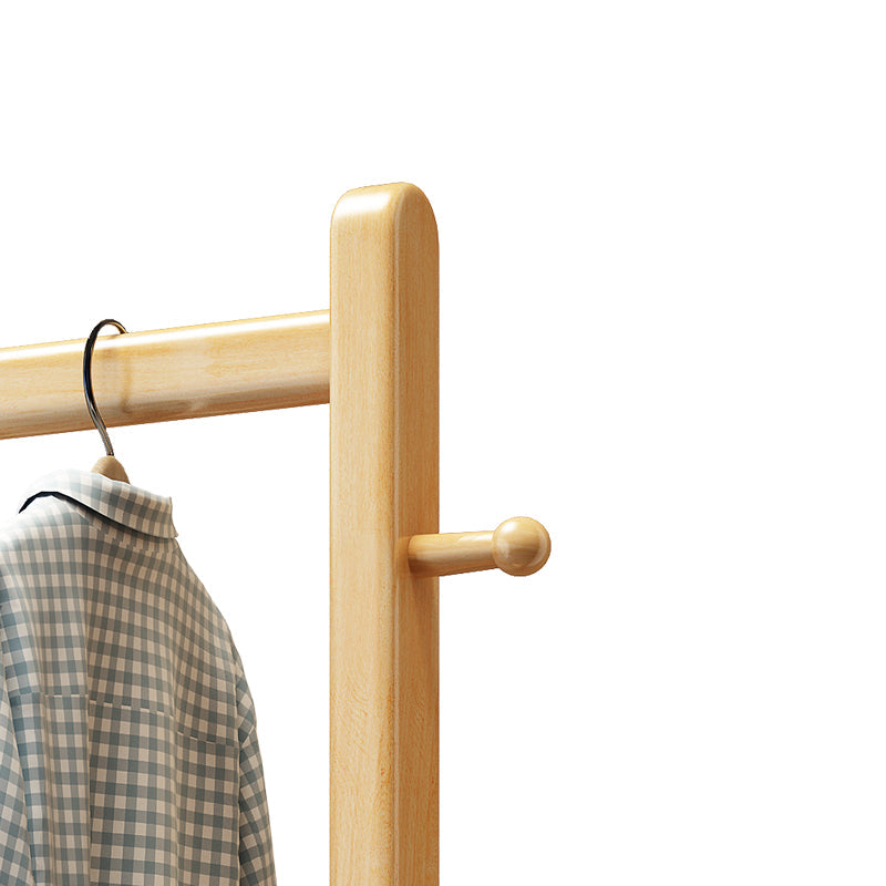 Solid Wood Coat Rack With Drawer/Entrance Hanger