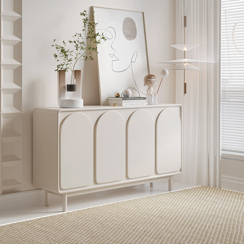 Fern White Buffet Sideboard Cabinet/Sideboard/Hallway Table/Minimalist