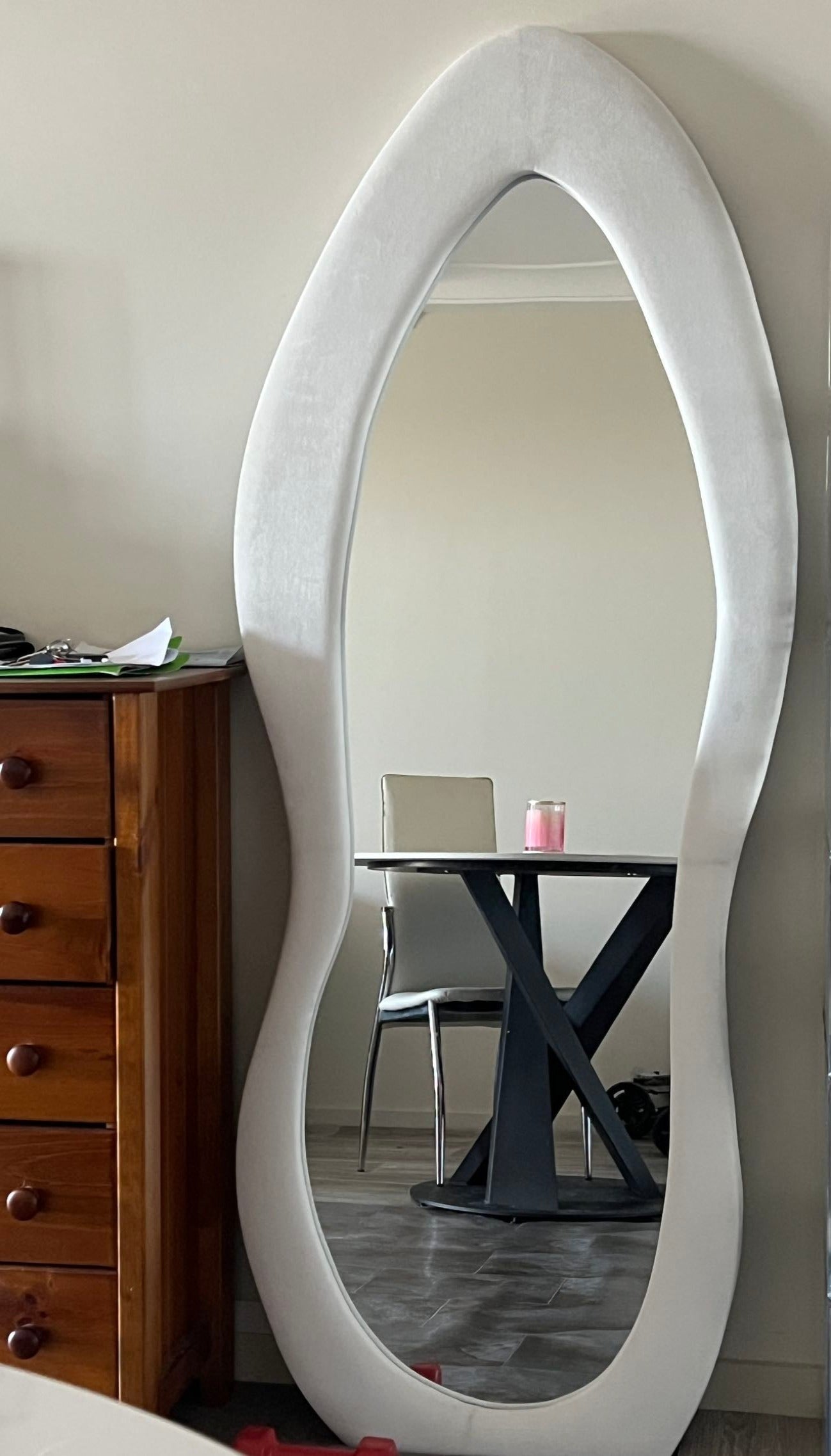 Full Length Floor Mirror/Body Mirrors/Large Mirror/White