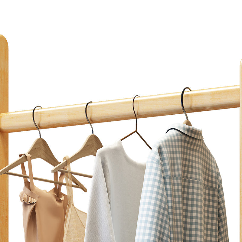 Solid Wood Coat Rack With Drawer/Entrance Hanger