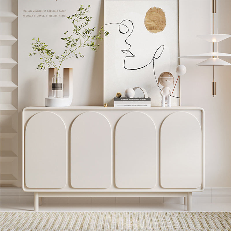 Fern White Buffet Sideboard Cabinet/Sideboard/Hallway Table/Minimalist